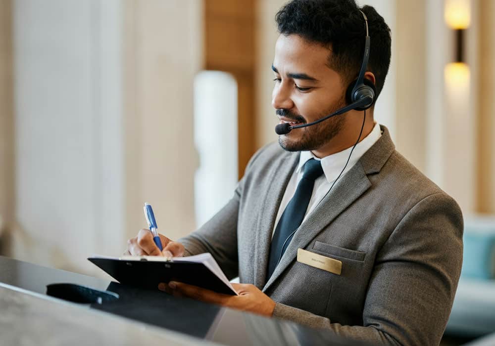 Hotel receptionist