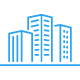 workforce housing icon blue