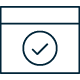 booking engine icon navy