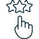 guest experience icon navy